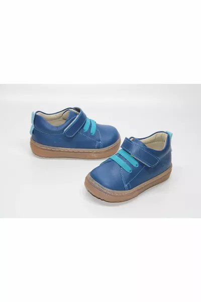 НАТУРАЛЬНАЯ КОЖА ПОЛНОСТЬЮ ОРТОПЕДИЧЕСКАЯ РЕЗИНОВАЯ НЕСКОЛЬЗЯЩАЯ ПОДОШВА ДЛЯ МАЛЬЧИКОВ VELCRO-ЭЛАСТИЧНАЯ ОБУВЬ ПЕРВОГО ШАГА