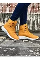Tugerdi High Sole Allacciato Cammello Giallo Boxer Corto Unisex Sport Postal Boots 