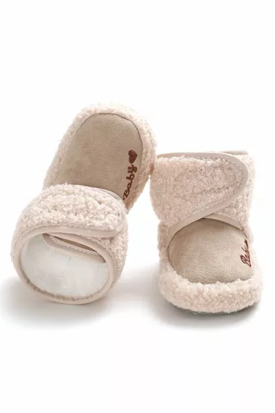 BABYSCHÜHCHEN, BABYHOSEN, BABYSTIEFEL, RUTSCHFESTE SOHLE, NICHT VERSCHWITZTE BAUMWOLLE -İLDA BABY