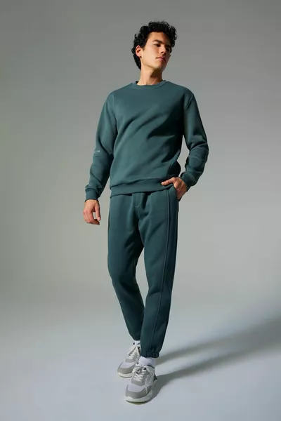 Крой Спортивные брюки Джоггер Стандартный крой Талия Шнуровка Эластичная Штанина Базовый Плоский Карман au