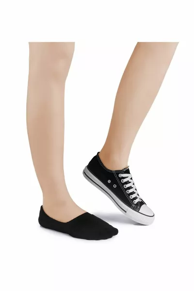 8 Pairs of Bamboo Seamless Unisex Silicone Ballet Flats Socks