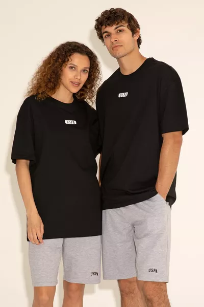 تي شيرت أسود للرجال 