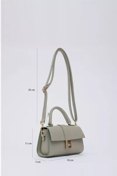 النعناع الأخضر  فو الجلود المفاجئة السحابة قابل للتعديل حزام المرأة اليد والذراع وحقيبة الكتف U:  E:  ز: