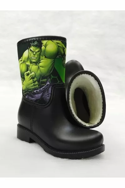 الهيكل المطبوعة للماء رياض الأطفال أحذية المطر للأطفال