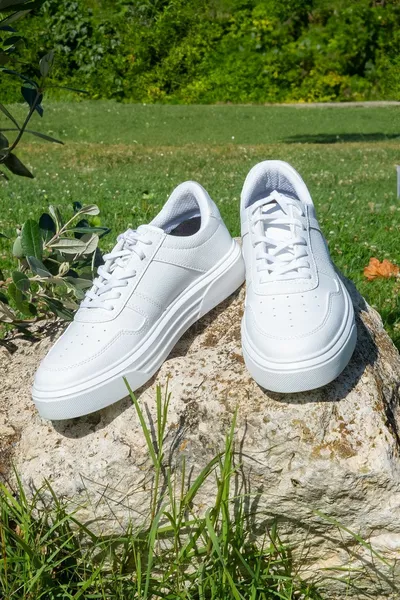 7 cm Hoogte Toenemende Witte Kleur Sneakers Heren Sneakers Met Verborgen Hakken