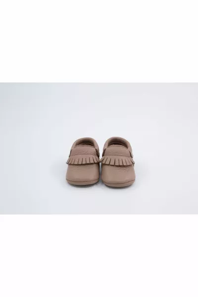 Unisexe Baby Brown Dani Series Chaussures First Step en cuir véritable