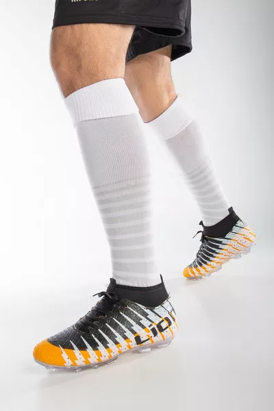 Unisex Socks Football Boots Football Shoes Mustard Black