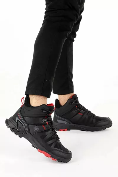 3W Star Hi 3Pr Erkek Trekking Outdoor Ayakkabı  Siyah