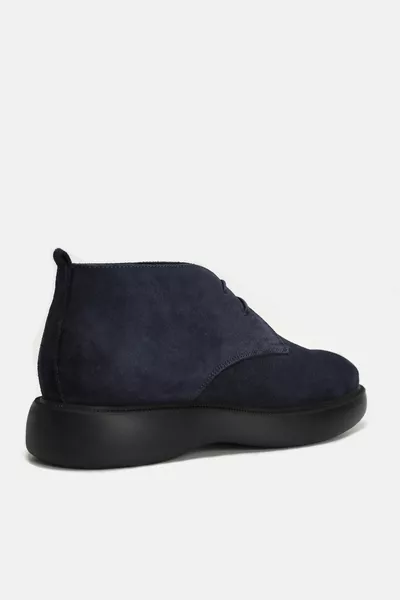 Мъжки кожени ботуши Oleoso тъмносини