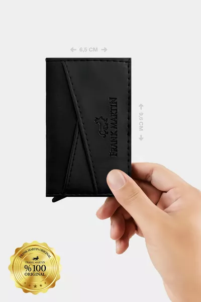 Boxed Slim Unisex Meccanismo Automatico In Pelle Multi-Eye Modello X Smart Porta Carte Di Credito