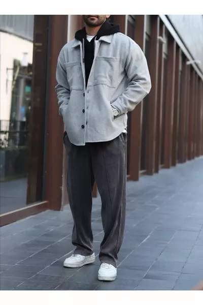 Chemise oversize de style veste Shabby