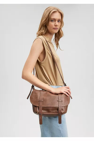 Braune Umhängetasche 