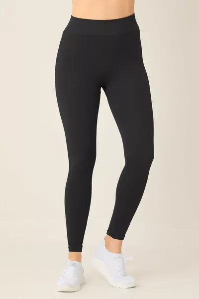 Leggings a vita alta con raccolta senza cuciture