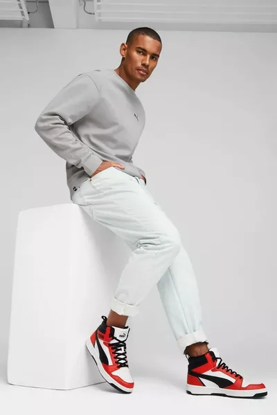   Rebound  Бяло-червено-черно Мъжки Баскетбол Ая