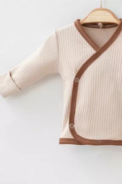 Marrone Unisex Bambino % Cotone Neonato 5 Pz Ospedale Outlet Set