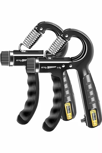 Originele Teller Handveer  Kg - 5 Kg Verstelbaar 1 stuk Handveer Pols Spier Booster