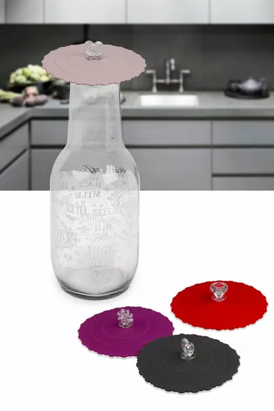 2 قطعة غطاء كوب سيليكون