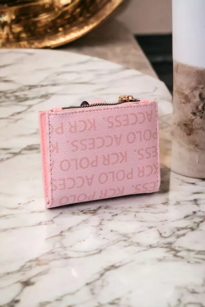 المرأة نص منقوش سناب ورقة المال المقصورة أنيقة مسحوق محفظة حامل بطاقة التبعي مع الكثير من حاملي البطاقات