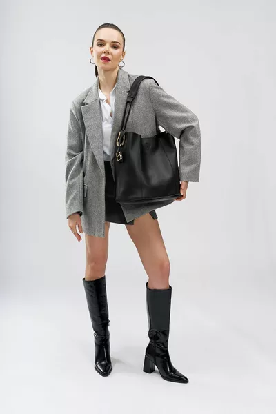 حقيبة يد وكتف مع محفظة داخلية نسائية