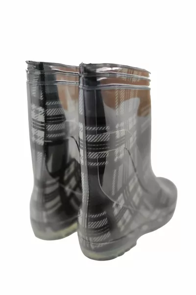 للجنسين رمادي اللون منقوشة الأعمال حديقة المطر الأحذية