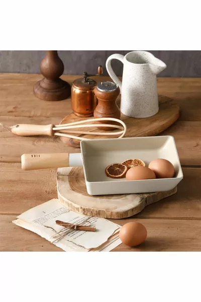 Fika Omelett-Pfanne aus Aluminiumguss cm, Beige