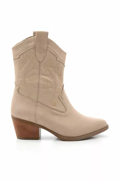 Beige Wildleder Damen Stiefel & Stiefel 