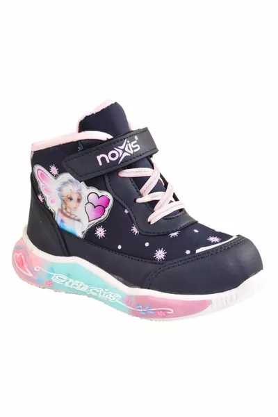 Кроссовки принцессы с подсветкой для девочек / Легкие спортивные ботинки и ботинки