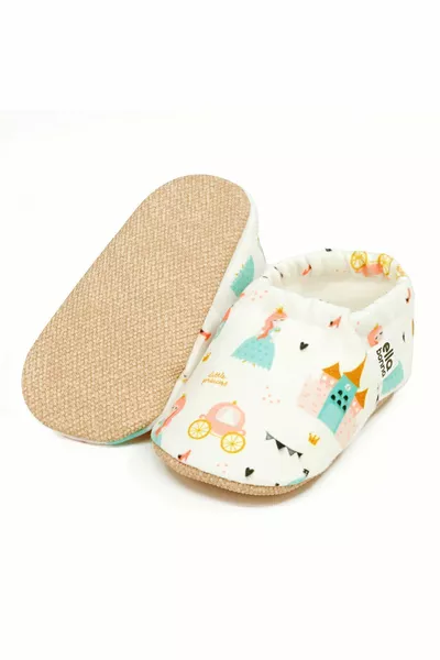 Non-Slip Sole Princess Baby Booties, House Boots Slippers Nursery Shoes Panduf