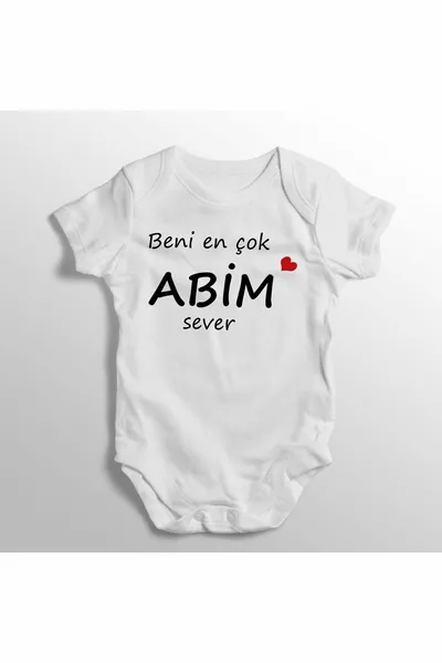 Mijn broer houdt van me de meest bedrukte babybuik