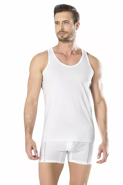 Lot de 3 débardeurs blancs pour hommes