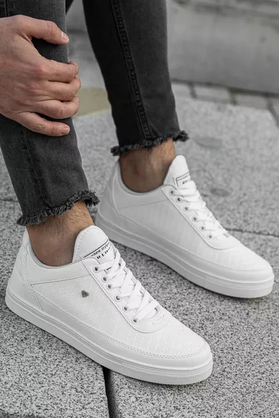 الرجال الأبيض عارضة الدانتيل المتابعة مبطن العظام مرنة حذاء رياضي عارضة سميكة وحيد أحذية رياضية