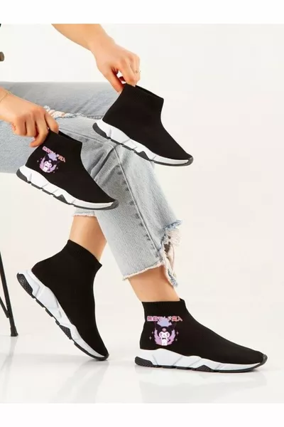 CHAUSSETTES IMPRIMÉES CHAUSSURES TRICOTS BASKETS