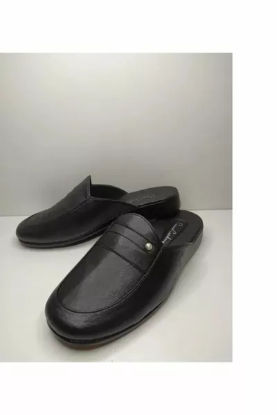 Герб Кожени чехли домашни чехли на младоженеца медицински подметка