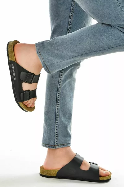 Мъжки черни морски чехли Mendy Daily Pool Beach