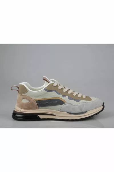 -1 Beige Herren Stiefel