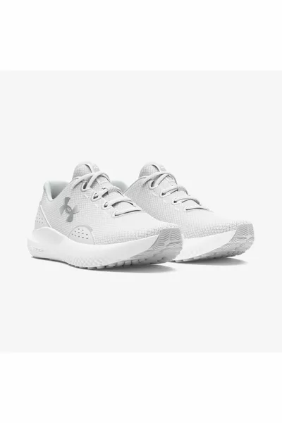 Chaussures de course blanches Charged Surge 4 pour femme