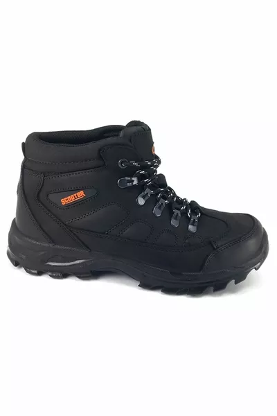  Bottes Homme Casual Imperméables Noir Nubuck