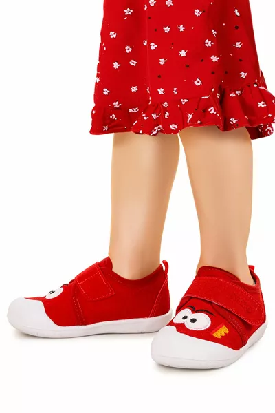 Karamazı Kids Cookie Velcro Baby Girl First Step Panduf Обувь