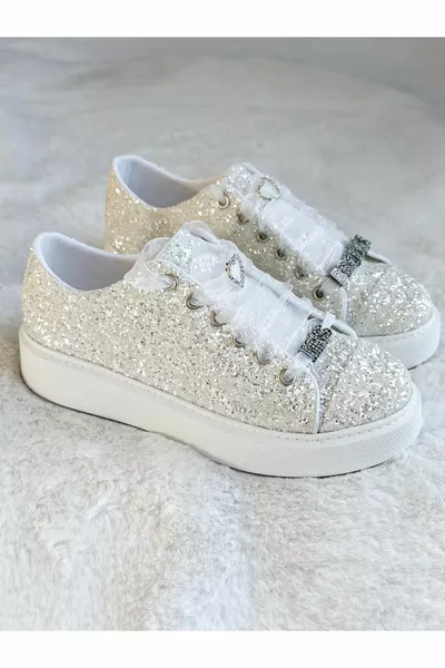 سنيكرز فساتين الزفاف نعل مبطن ومبطن مريح