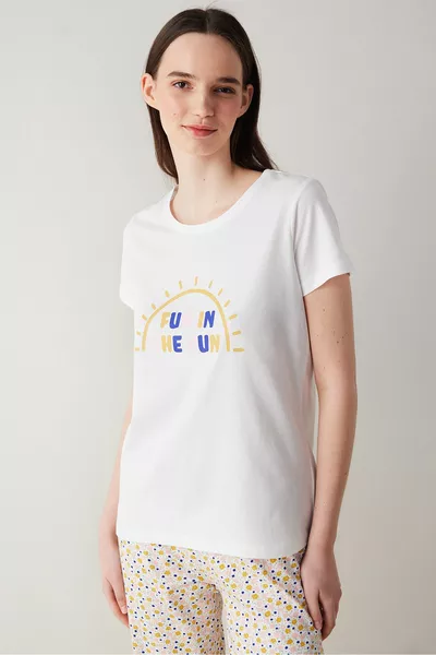 المرح في الشمس مجموعة بيجامة بنطلون متعدد الألوان