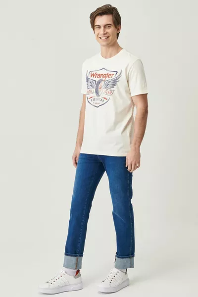 Texas Straight Fit Normale Taille Denim Rekbare Jean Jeans