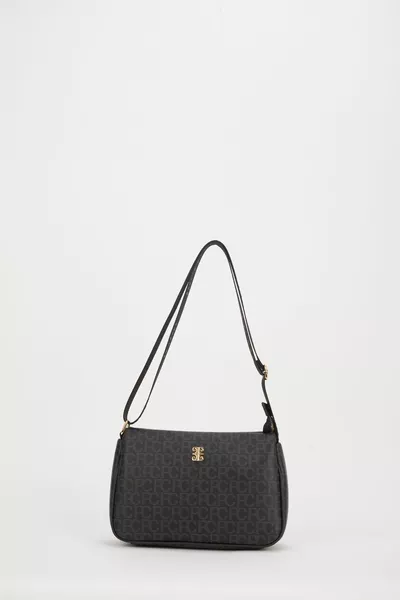 حقيبة كتف نسائية سوداء 