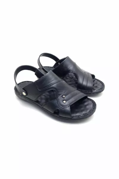 Мъжки ортопедични сандали от естествена кожа