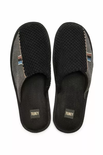 Oskar Pantofole da casa da uomo nere /