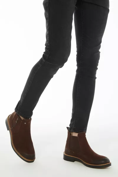 تامر تانكا أحذية رجالية كاجوال من الجلد الطبيعي   B Erk Boots