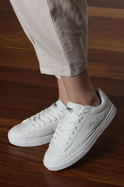  حذاء رياضي نسائي أبيض أحذية رياضية عادية