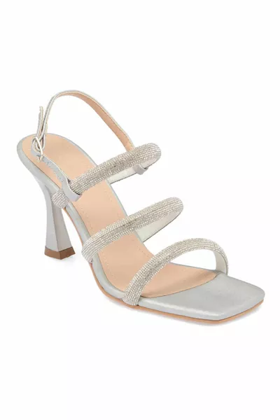 Lame Tekstil Kadın Abiye Ayakkabı - X