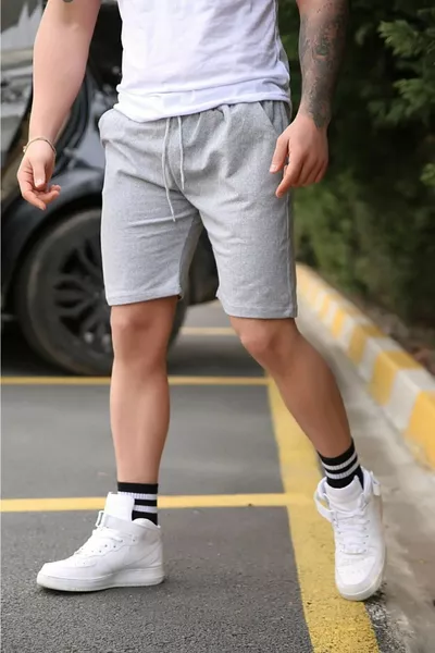 Men's Slim Fit Side Pocket Shorts
