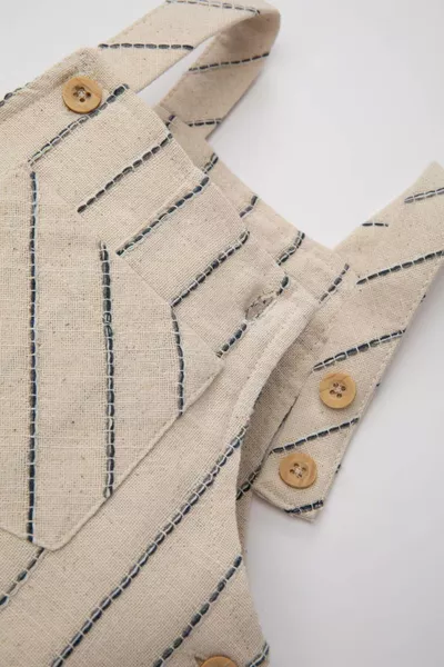 Baby Boy Striped Romper SM