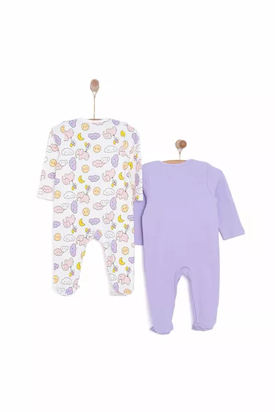 HelloBaby Pasgeboren Meisje 2-delige Romper Met Sokken Meisjesbaby